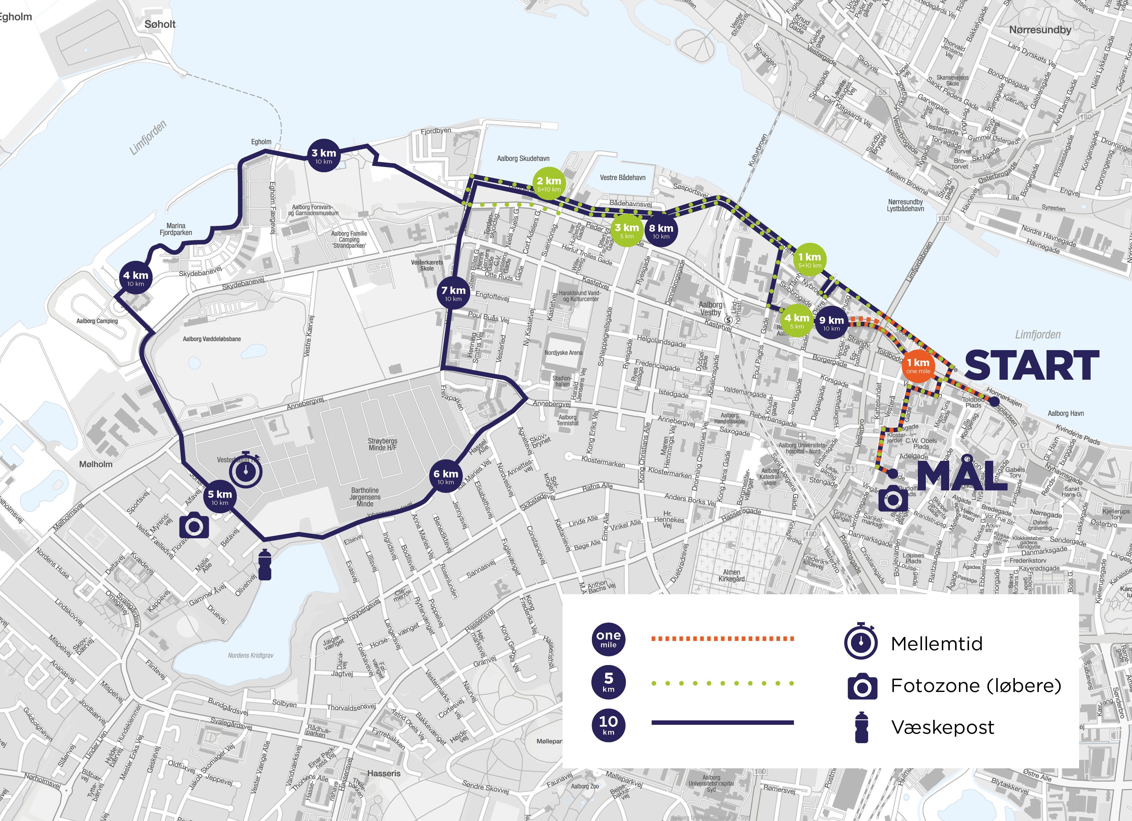Royal Run i Aalborg: Sådan påvirker det trafikken
